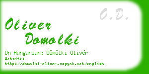 oliver domolki business card